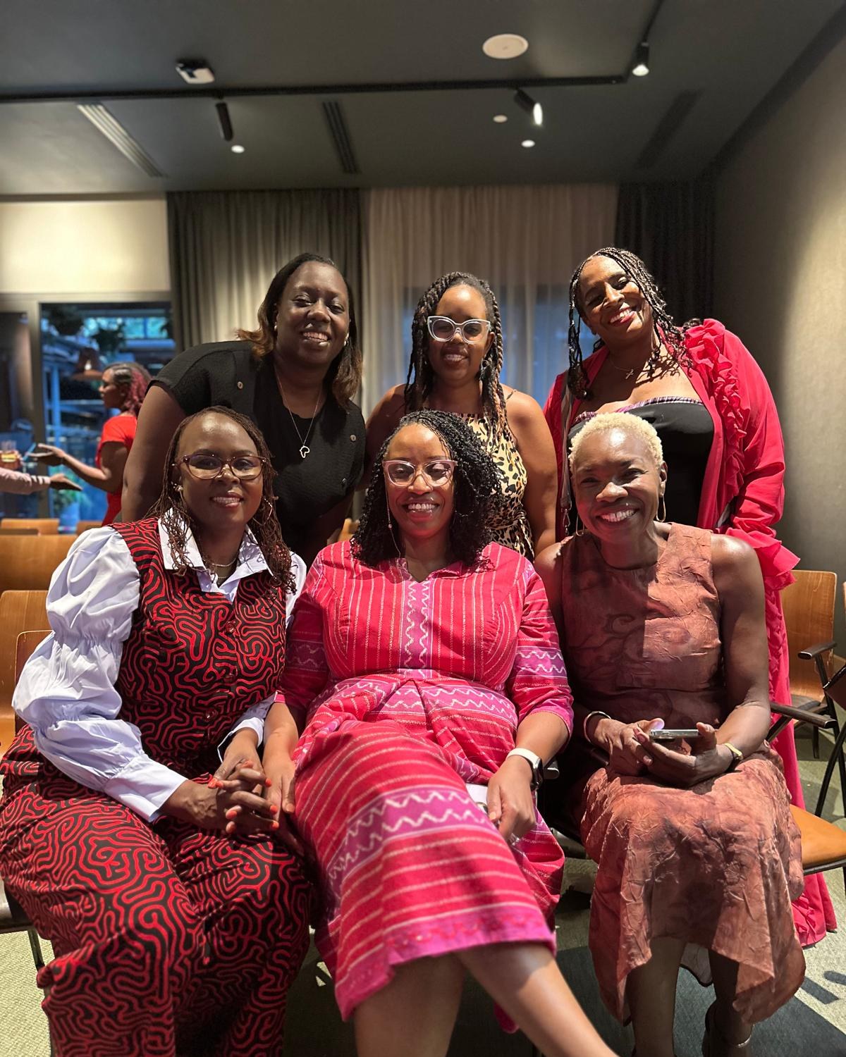 Six members of The Pivot Community together at an event